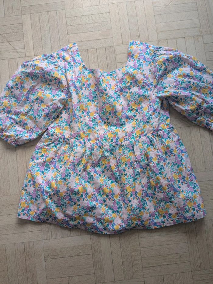 Blouse sergent major grenouille et papillon