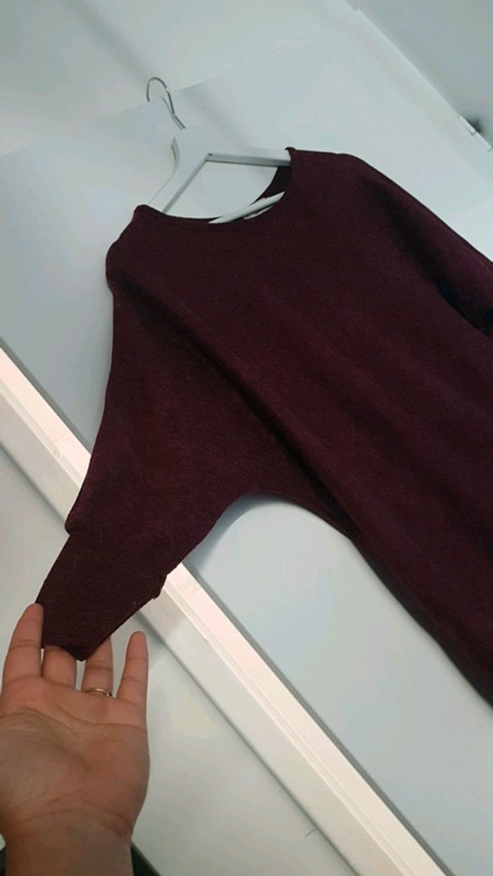 Pull bordeau - photo numéro 3