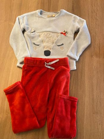 Pyjama Orchestra rouge blanc 5 ans 