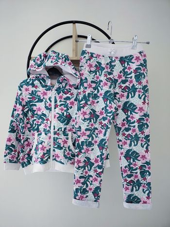 5 ans ensemble dpam veste a capuche et pantalon sportwear