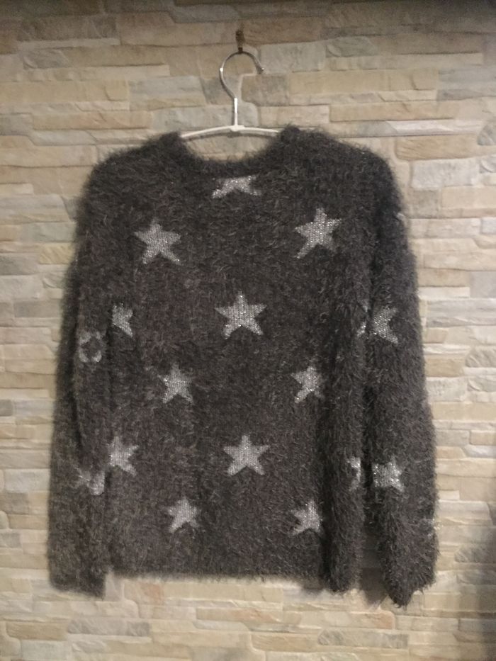 Pull mohair gris Miss Liberto 14A - photo numéro 3