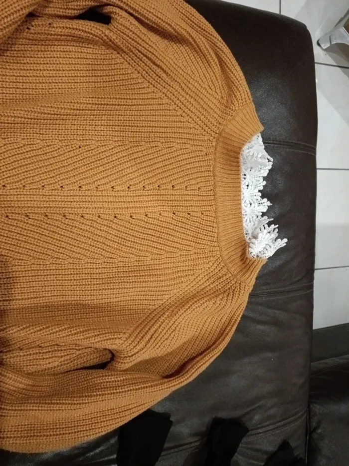 Pull tunique shein s dentelle - photo numéro 2