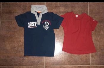 Lot 2 tee-shirts 6 ans manches courtes