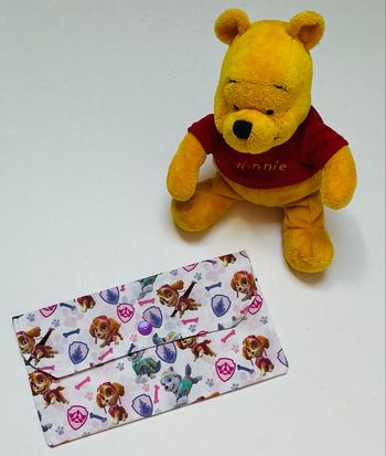 Pochette pour serviette de cantine pat patrouille