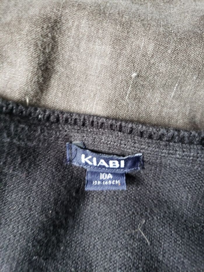 Gilet noir taille 10 ans - photo numéro 4