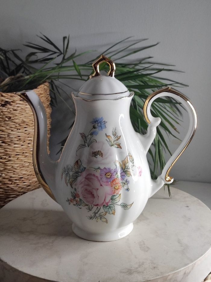 Cafetière porcelaine fine - photo numéro 3