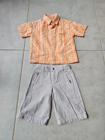 Ensemble short + chemisette