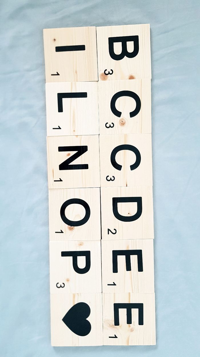Lot lettres Scrabble
