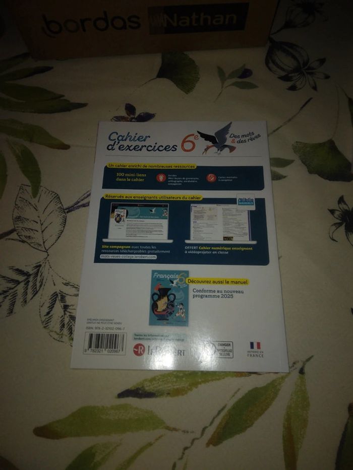 Cahier d'exercices 6e - photo numéro 2