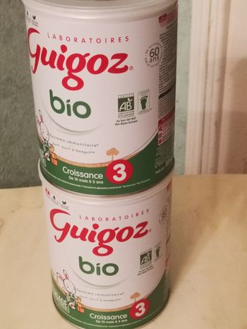 Lot 2 Guigoz bio 3 (neufs)