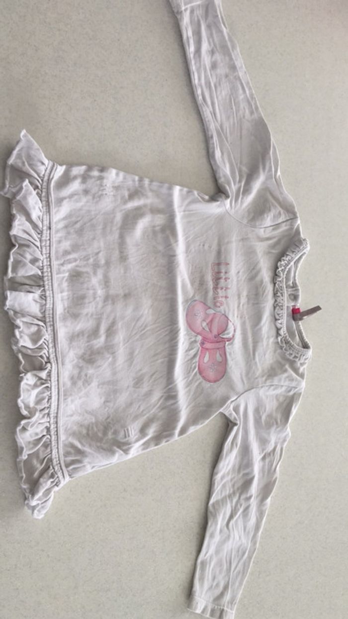 T-shirt à manches longues Fille 24 mois