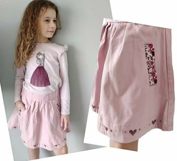 8 Ans fille ensemble Teeshirt et jupe