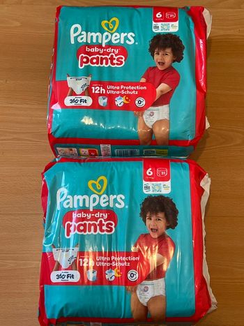 Pampers baby dry pants taille 6 62Couches