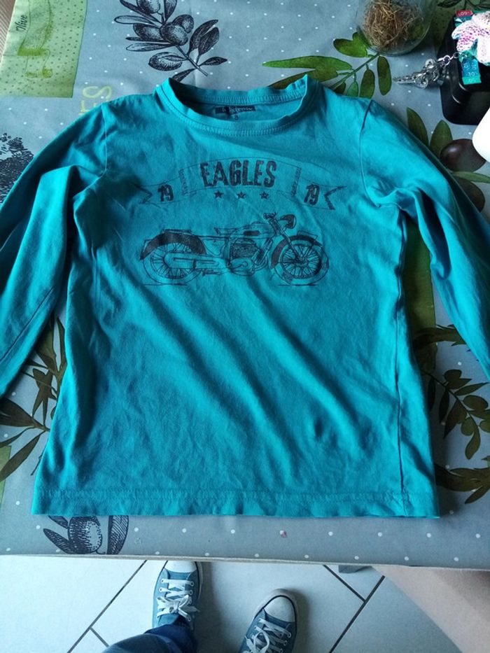 Tee shirt manche longue moto 8A