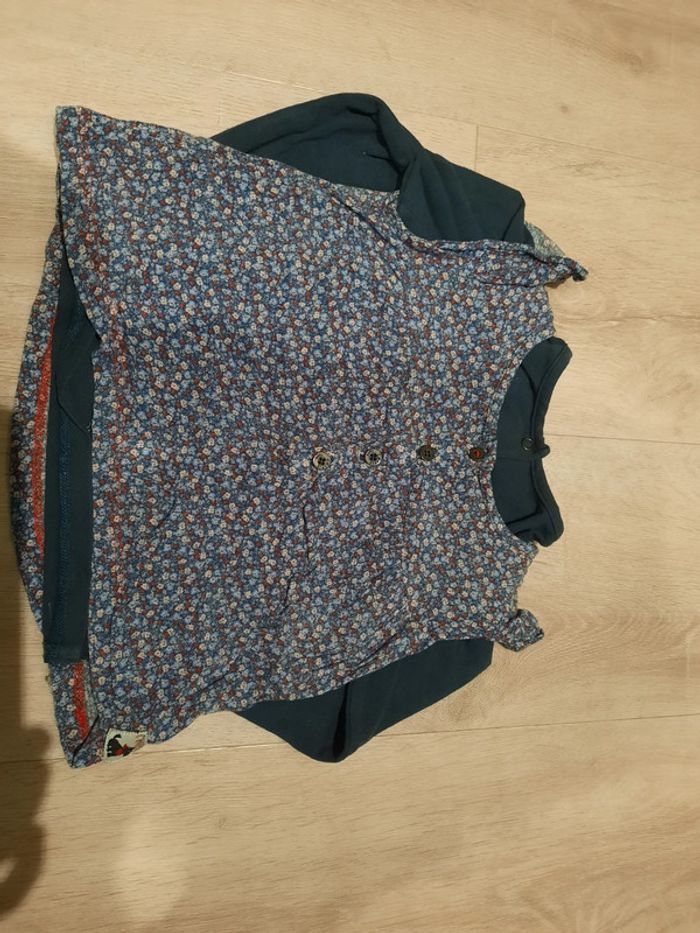 Ensemble chipie blouse+pantalon jean 18 mois tbe - photo numéro 5