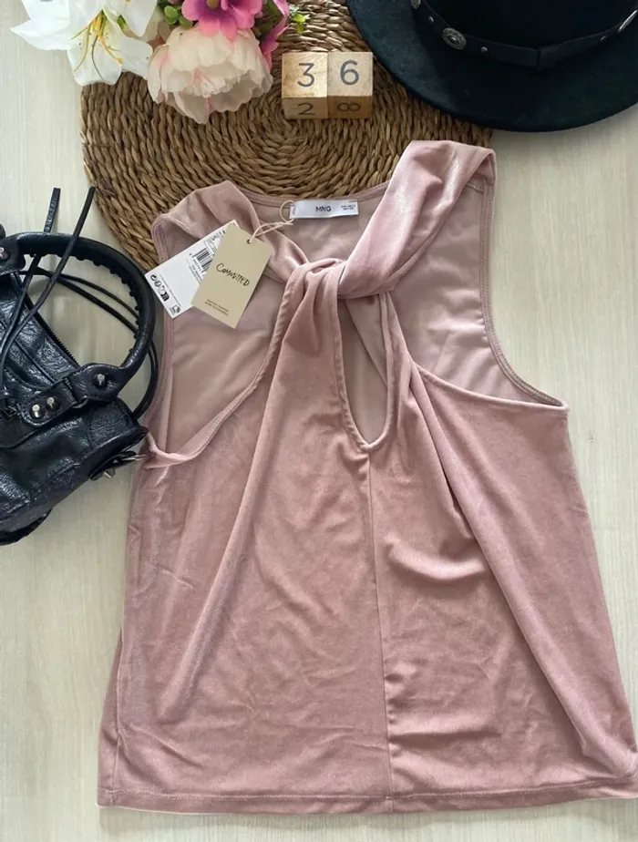 T-shirt rose poudre - photo numéro 2