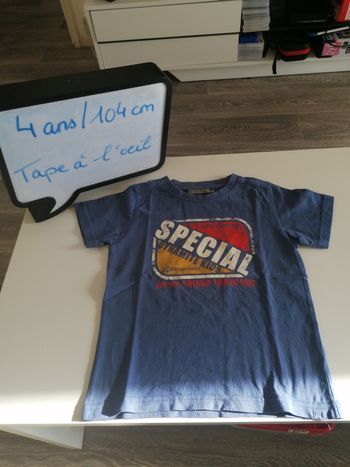 T-shirt Tape à l'œil bleu