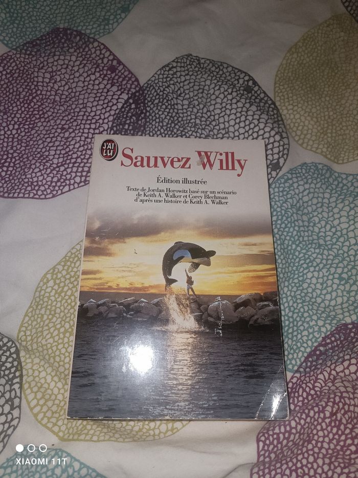 Livre de poche sauvez Willy