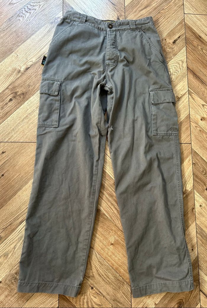 Pantalon Cargo Goody Windy GW - 100% Coton - Kaki / Gris