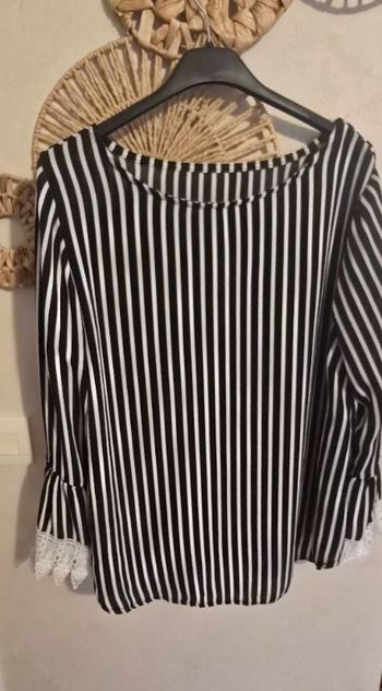 Blouse rayé made in italy