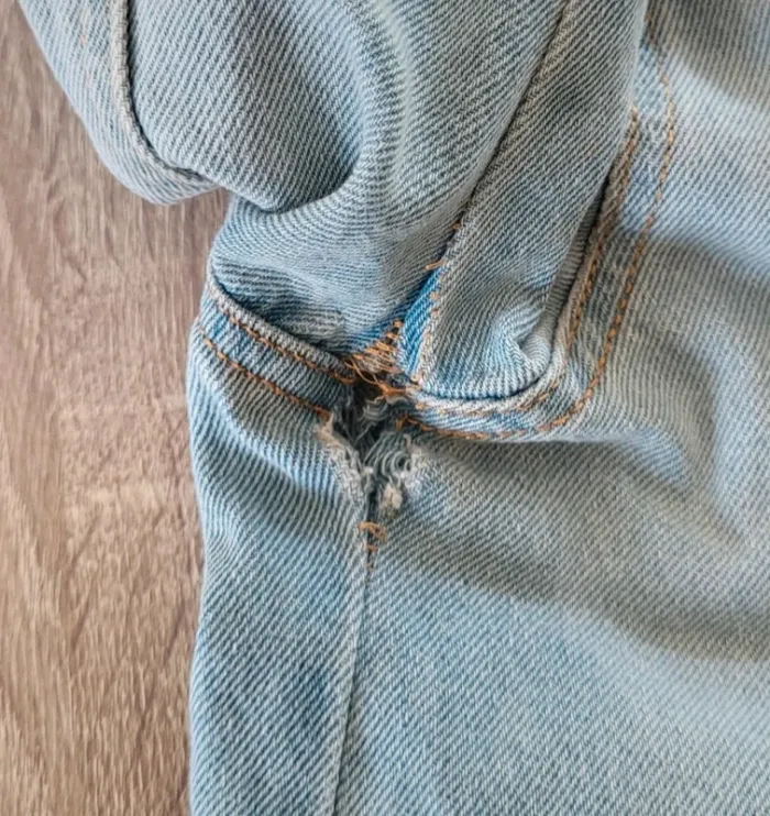 Veste en jean bleue claire Tissaia Taille 14ans - photo numéro 12