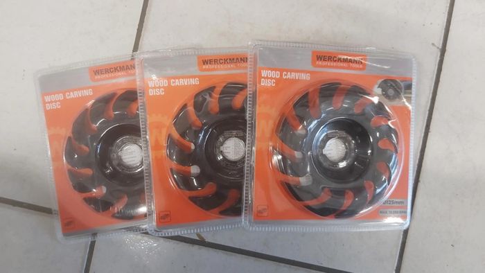 Lot de 3 Disques de Sculpture sur Bois pour Meuleuse 125mm - photo numéro 2
