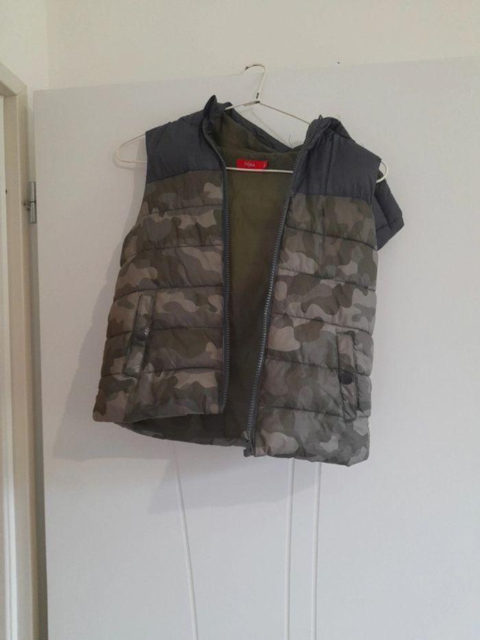 Veste doudoune à capuche imperméable sans manche - photo numéro 2