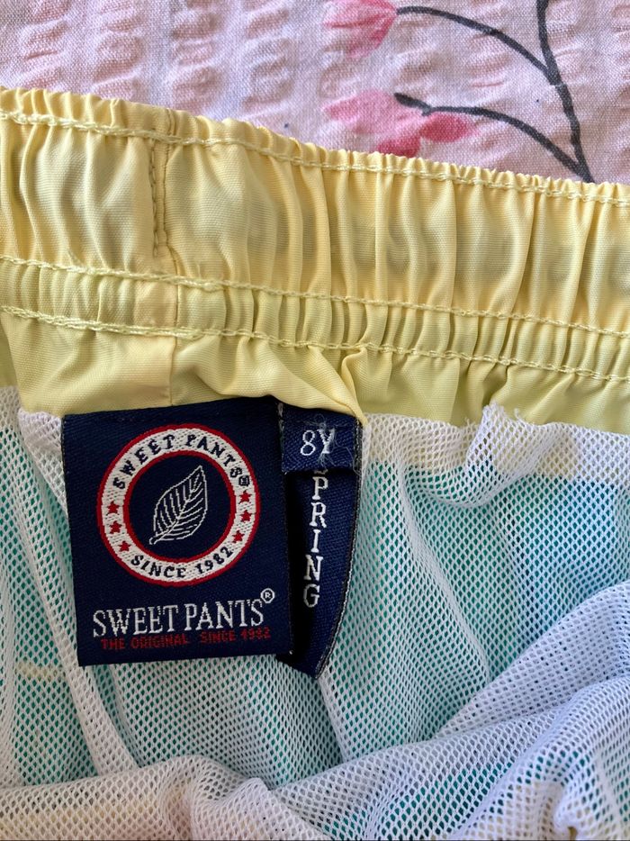 Short de bain bleu vert pour enfant 8 ans - photo numéro 5