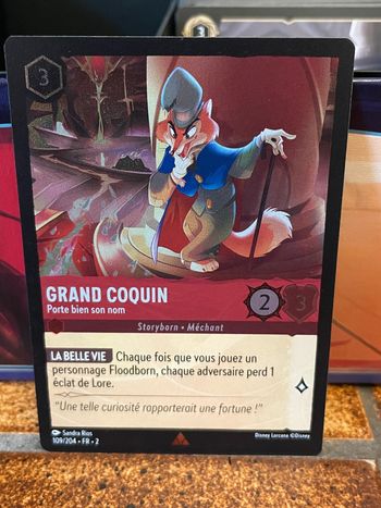Carte Lorcana (Foil) - Grand Coquin : Porte bien son nom - 109/204 - FR - 2