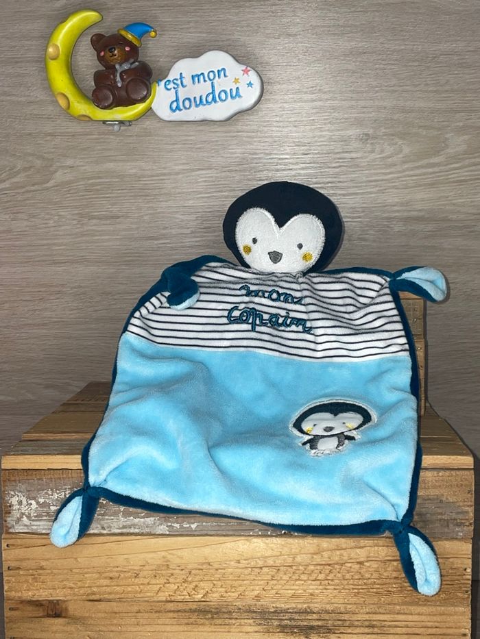 MD195 doudou pingouin 🐧 mots d’enfant