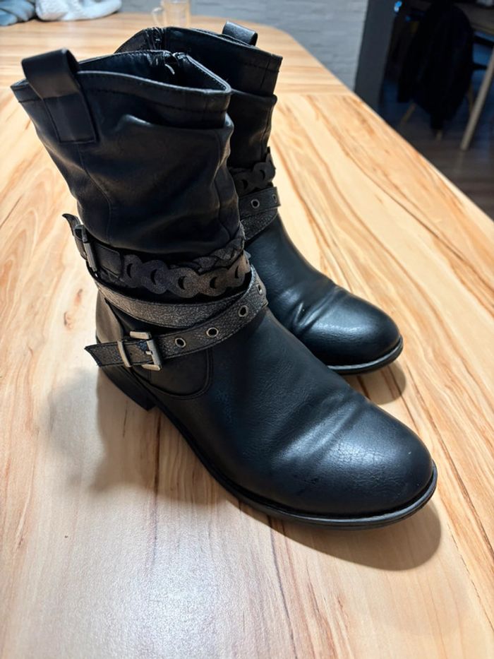 Bottines noir femme - photo numéro 4