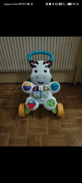 Trotteur zèbre de Fisher price
