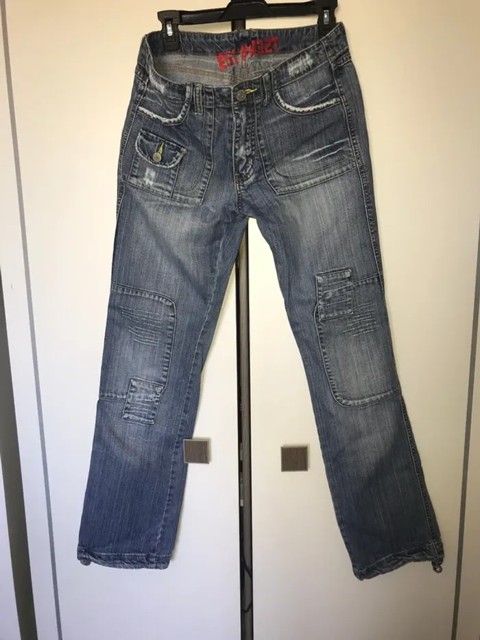 Jean Eastwest homme 📏40 effets usés et délavements vintage