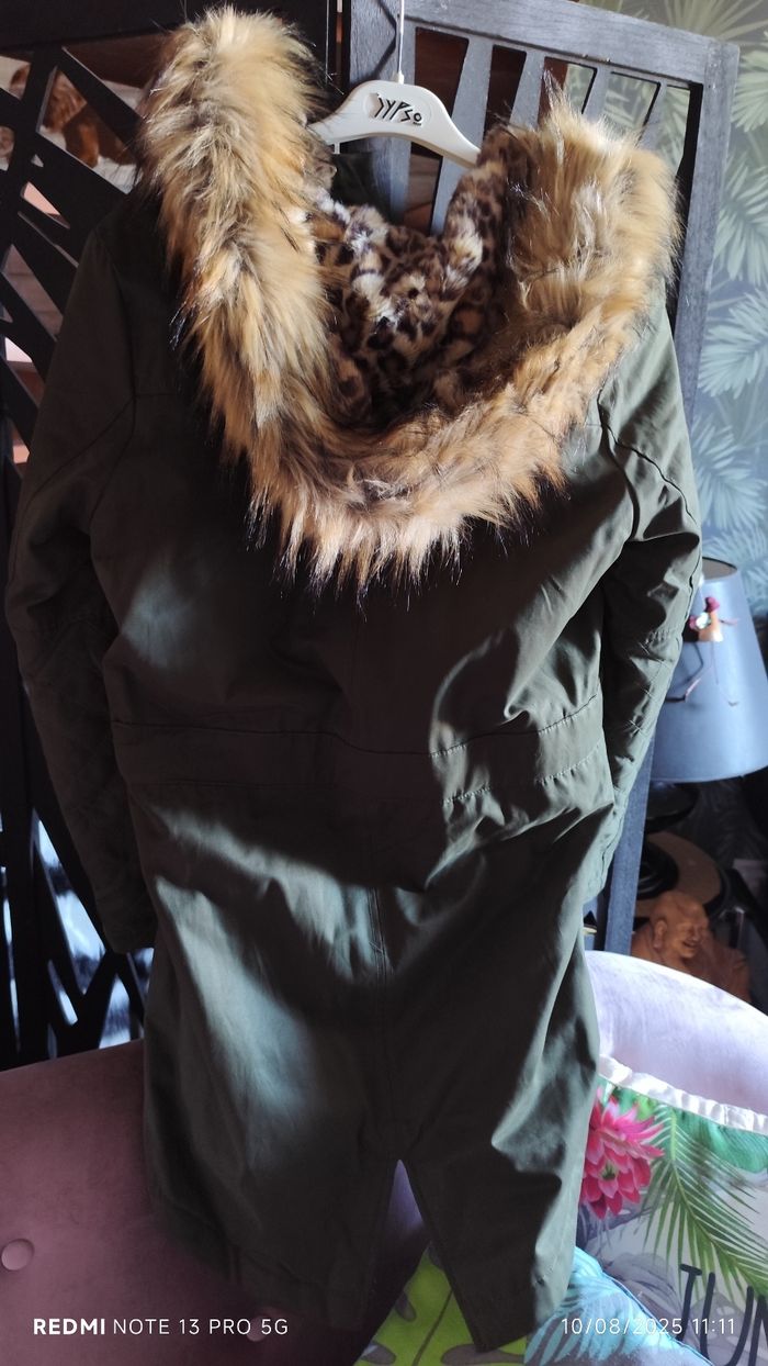 Parka femme verte kaki - photo numéro 7