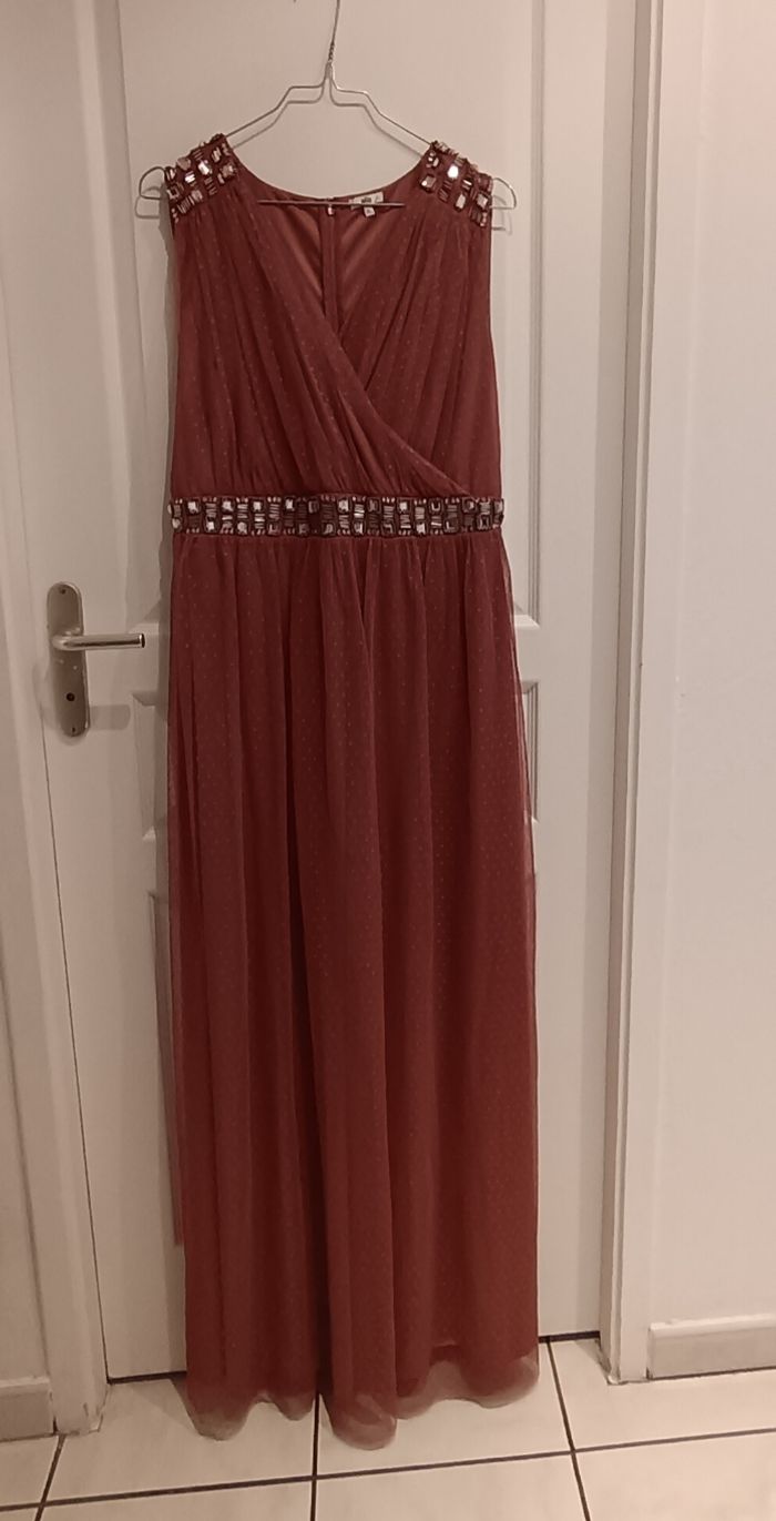 Robe cocktail terracotta
