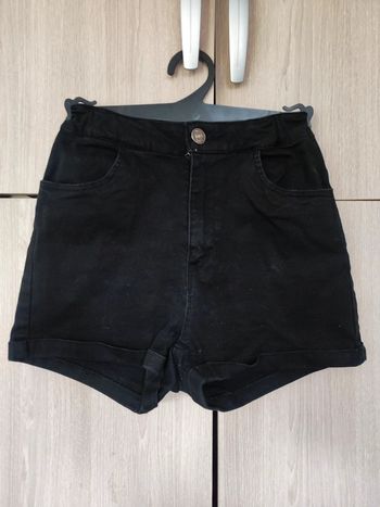 Short jean noir kiabi taille XS - 14 ans