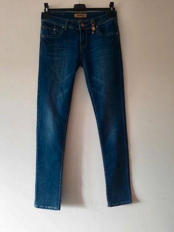 👖 Jolie jeans skinny bleu femme Taille S 👖