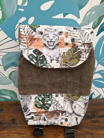 Sac à dos savane kaki