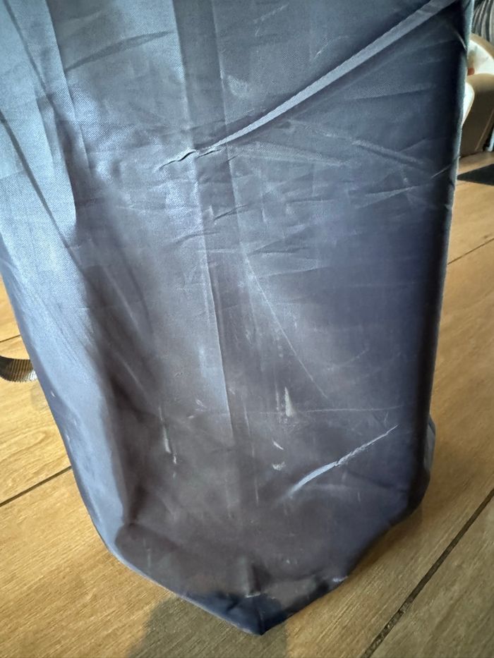 Lit parapluie Kinderkraft Joy gris bleu comme neuf - photo numéro 3