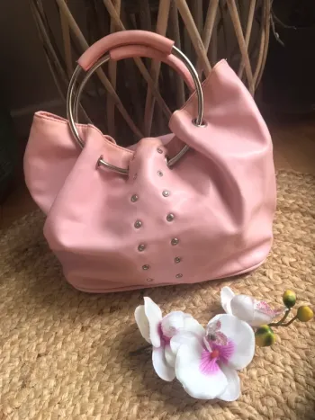 Joli petit sac rose intérieur Vichy