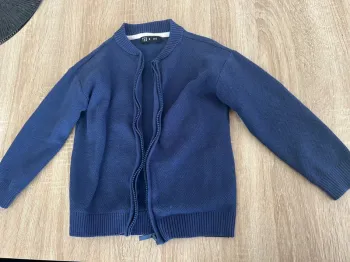 Gilet avec fermeture éclair 3-4 ans tex