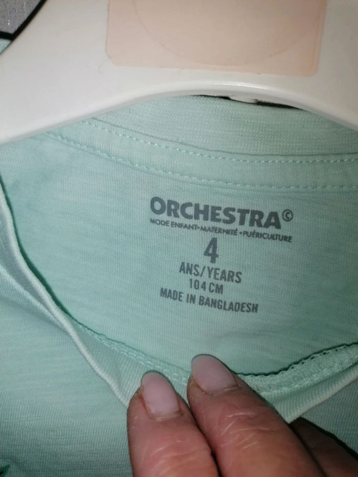 Tee-shirt 4ans 104cm Orchestra - photo numéro 2
