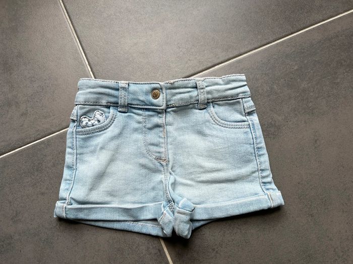 Short en jeans clair TAO bébé fille