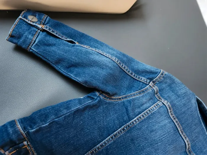 Veste en jean garçon boutons pressions okaidi garçon - photo numéro 13