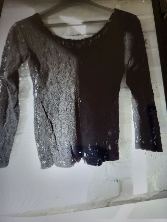 T-shirt femme  dentelle