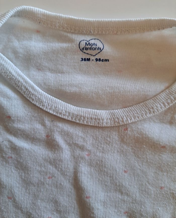 Lot de bodys fille 36 mois 98 cm TBE - photo numéro 5
