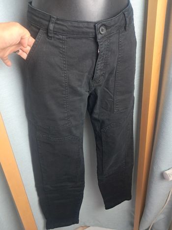 HAPPY jean cargo noir t.36 en tbe