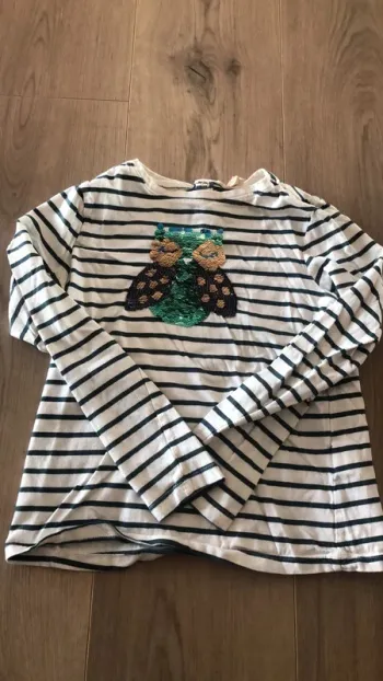 T-shirt DPAM rayé manches longues 10 ans