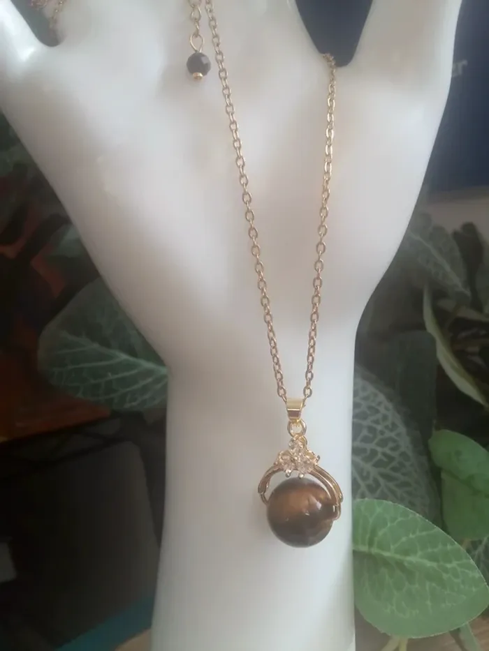 Collier oeil de tigre, énergie et protection - photo numéro 3