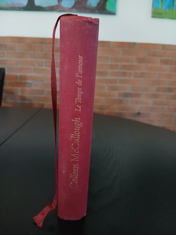 Roman vintage Le Temps de l'amour de Colleen McCullough